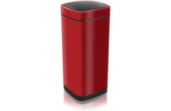 Addis 40 Litre Deluxe Press Top Square Bin - Red.